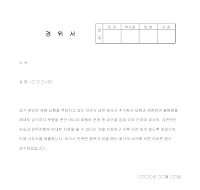 경위서(불량품납품) 경위서(불량품납품)